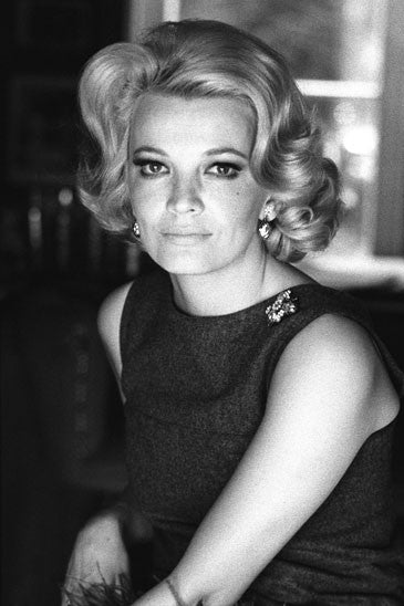 Gena Rowlands Posed in White Photo Print (24 x 30)